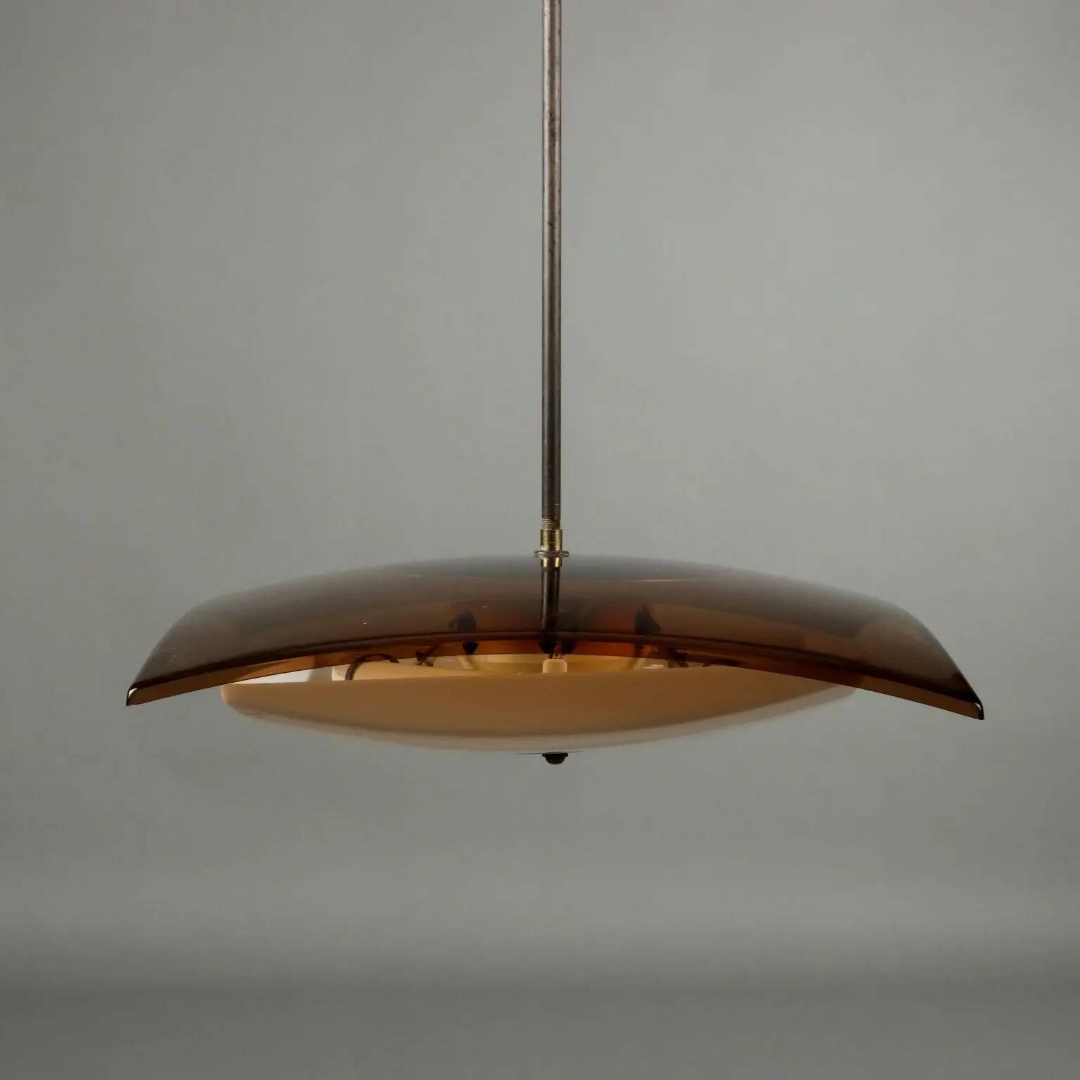 Vintage Stilux suspension from the 1960s in methacrylate.