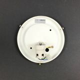 Shell-Shaped Opaline Glass Wall Light from Limburg, Germany, 1970s