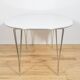 Mid Century Modern Extendable Ellipse B612 Dining Table by Piet Hein & Brun