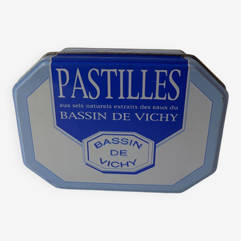 Boîte en métal pastilles Vichy