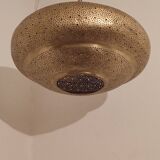 Moroccan brass pendant light