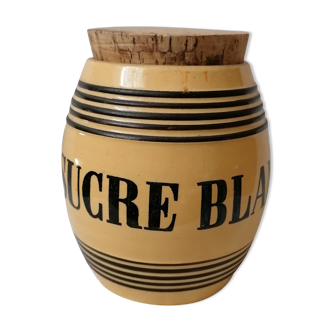 Earthenware sugar pot