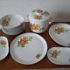 Vintage table service in Italian porcelain "Royal" with floral decoration.