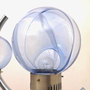 Light Blue Murano Glass Mod "Membrana" Chandelier by Toni Zuccheri