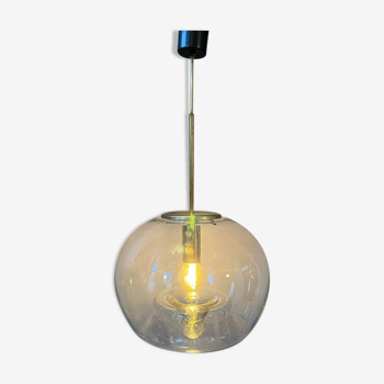 Lampe pendentif en verre vintage Doria Leuchten