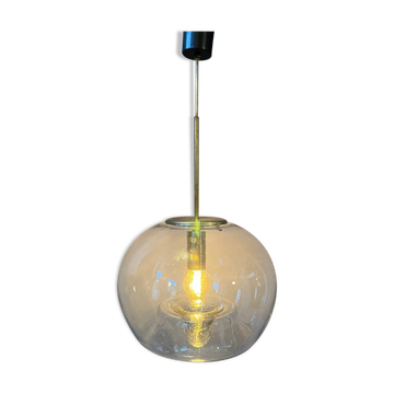 Vintage glass pendant lamp Doria Leuchten