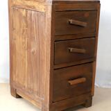 Chevet Art déco en teck birman
