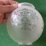 20th century glass lampshade