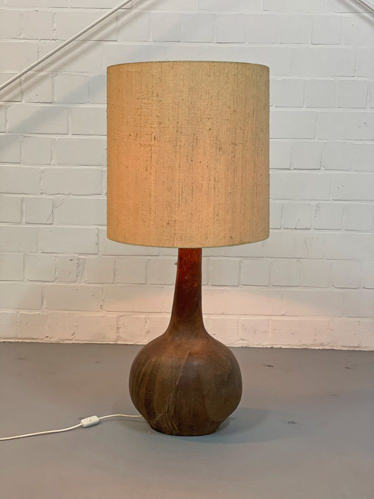 Vintage Italian ceramic floor lamp 60s