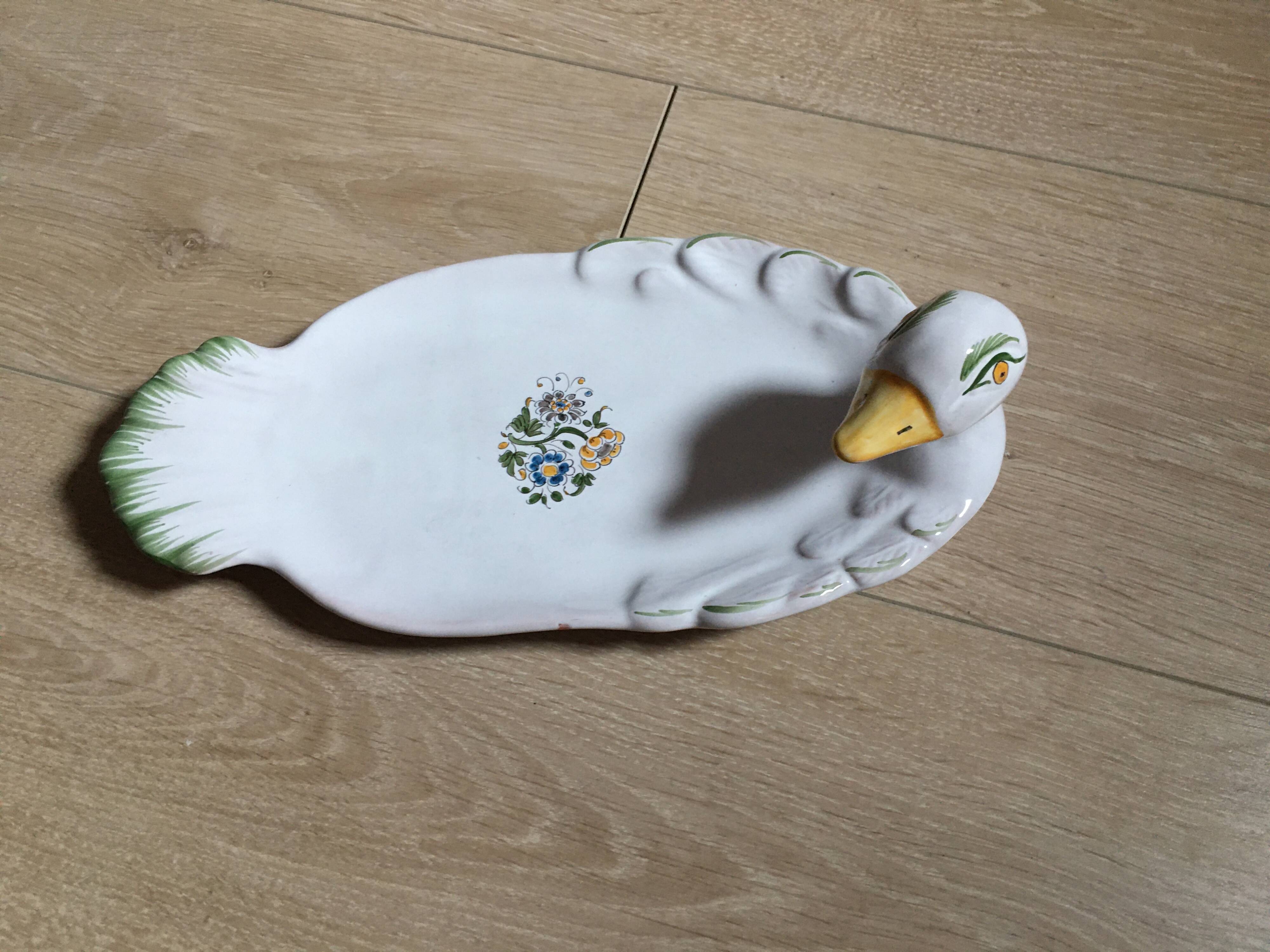 foie gras dish signed Moustiers