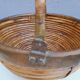 Rattan and brass basket 1970