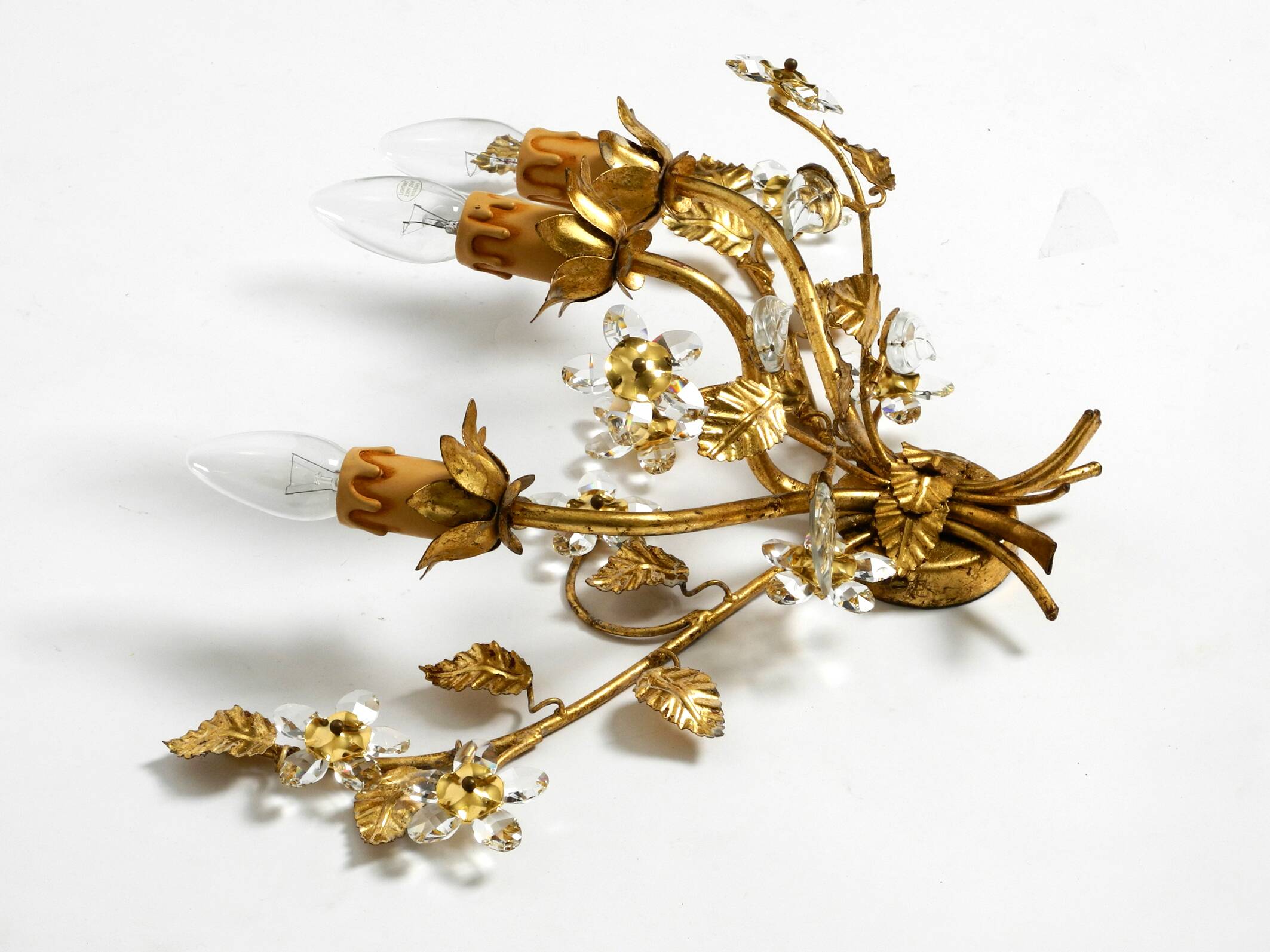 Applique florentine dorée, Italie années 1980