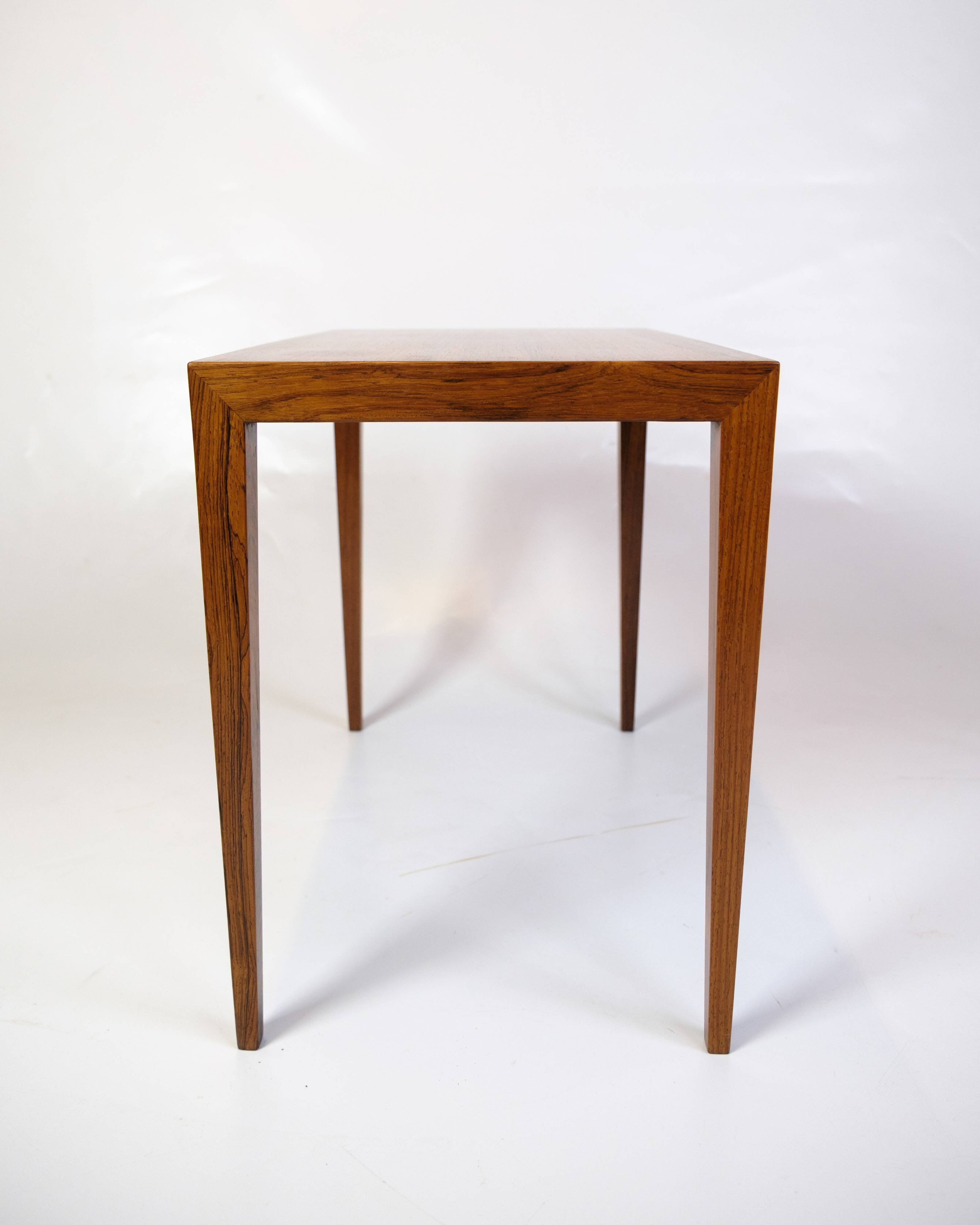 Table d'appoint modèle 31A en palissandre par Severin Hansen pour Haslev Furniture