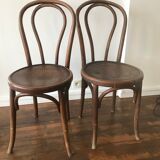 Pair of Fischel bistro chairs