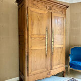 Armoire de mariage en chêne, XIXème