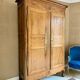 19th century oak wedding armoire