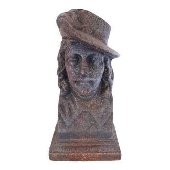 Cast iron bust