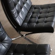 Pair of Barcelona chairs by Ludwig Mies van der Rohe for Knoll, 1960s.