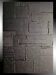 Minimalist monochrome abstract painting in black