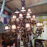 Grapefruit chandelier