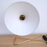 Articulated brass wall light, 1950