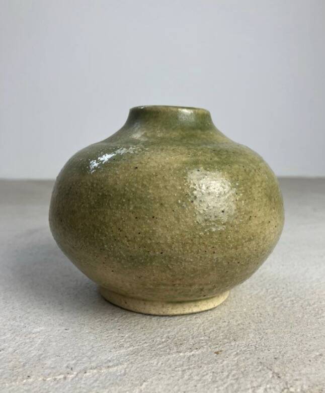 Ceramic soliflore vase, John J Dunn
