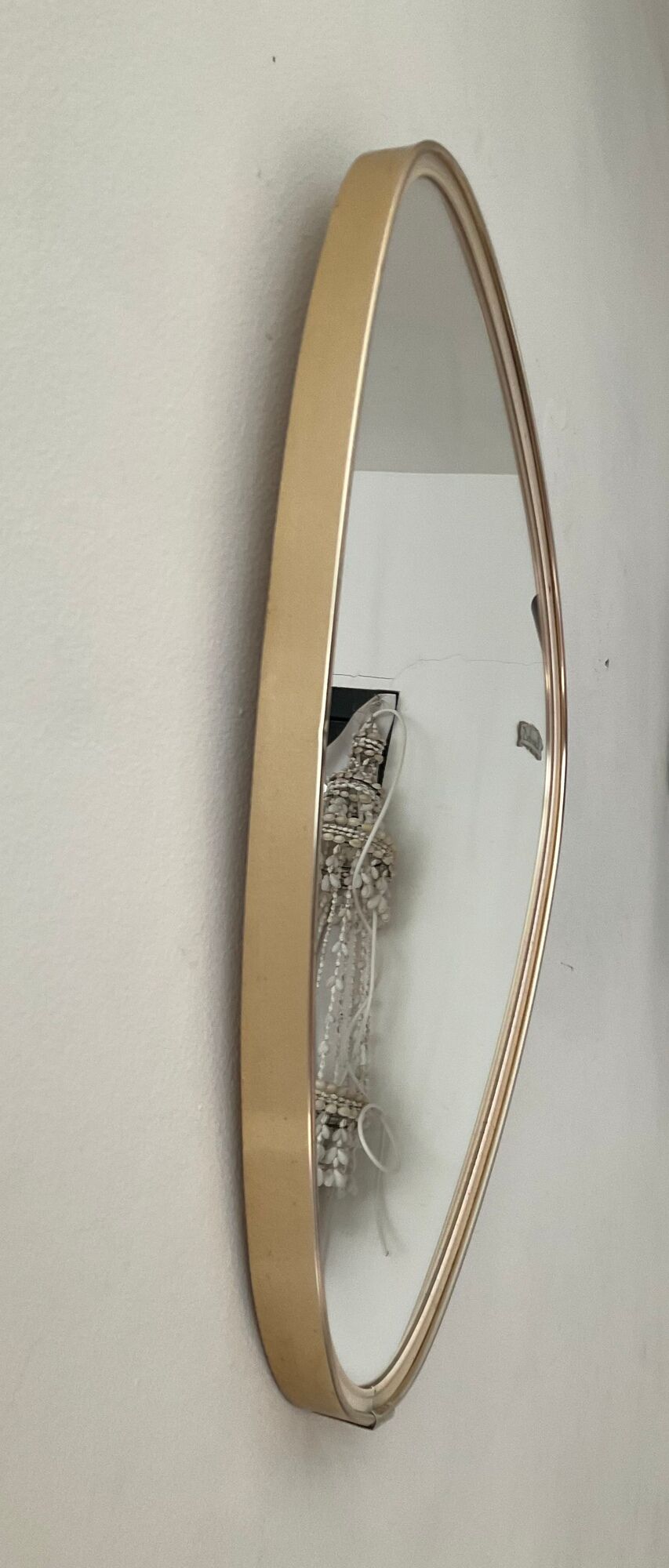 Asymmetrical mirror Deknudt freeform from the 60s-70s