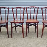 Set of 6 Fischel and EV bistro chairs