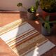 Tapis artisanal tissé main en coton recyclé - 40 x 60 cm