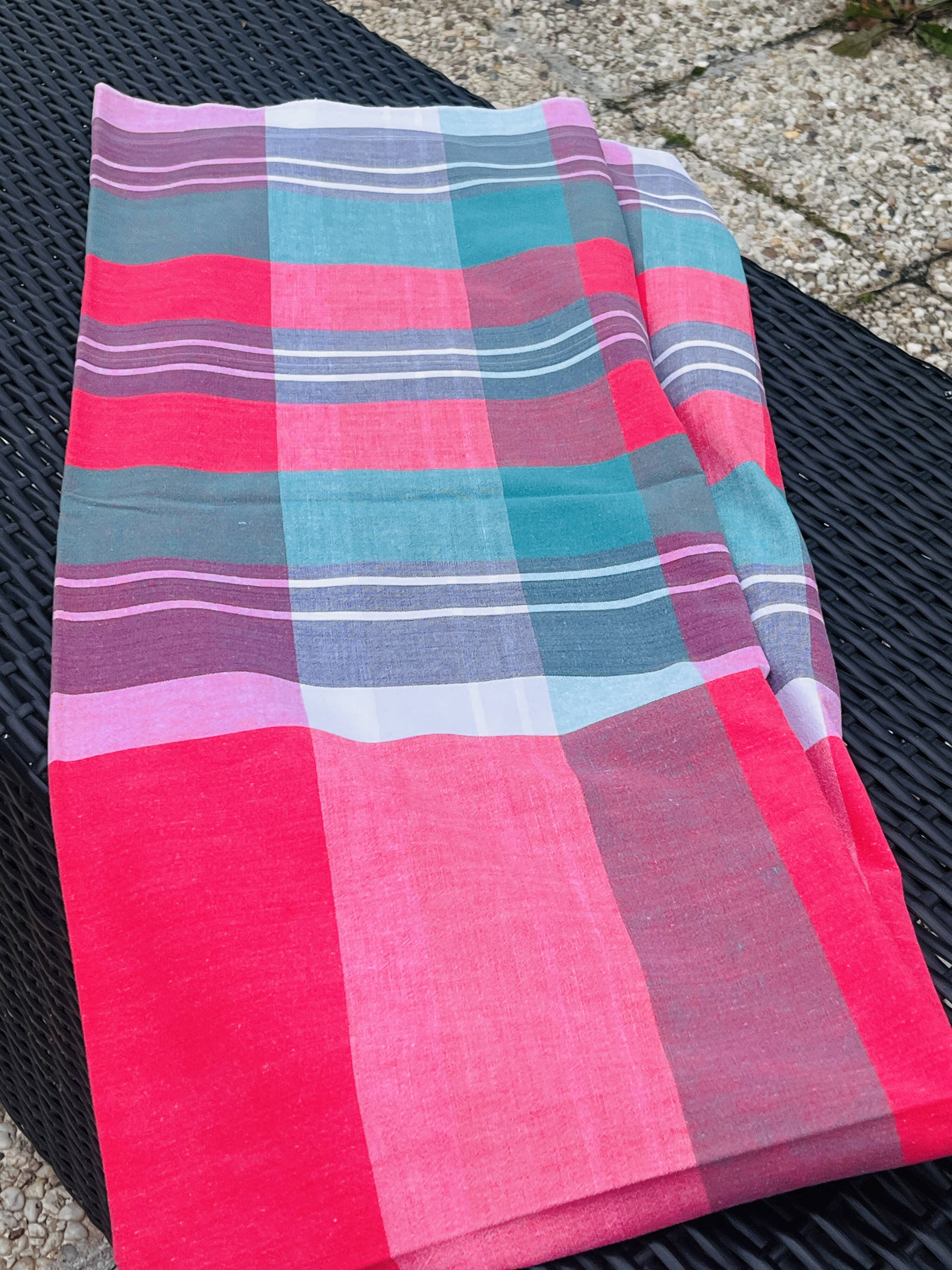 Vintage red tablecloth