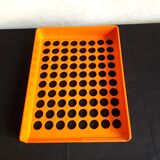 Orange mail bench design Roger Tallon