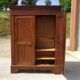 Large Parisian wardrobe in solid oak