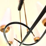 Lustre 6 feux Arlus 1950