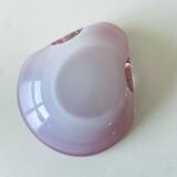 Large Murano pocket tray in opaline