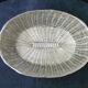 Breadbasket, braided silver metal banette 25 cm