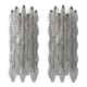 Pair of vintage Italian wall lights from the 60s by designer Carlo Scarpa.