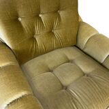 Set of 2 XL vintage single armchairs in space age style.