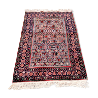 Old oriental rug made hands. 166 x 111 cm