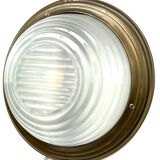 Holophane wall lamp or ceiling lamp 1920 diameter 30 cm depth 10 cm