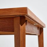 Restored teak dining table by henry kjærnulf for vejle mk9395