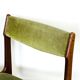 4 chaises danoise en palissandre 1960