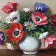 Painting painted in oil on canvas representing a bouquet of flowers signed Surgeon