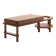 Mid Century Modern Wooden Bench 95x45x45Cm