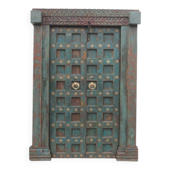 Old Indian Door in Old Teak