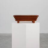 Rectangular Art Deco planter in wood, France 1920