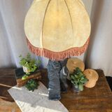 Lamp "woman" signed MJ Bourron
