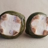 Pair of fives-lille art nouveau vases with handles