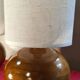 pair of solid wood ball lamps, Scandinavian style bedside lamp, 35 x 13