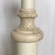 Pied de lampe en pierre le dauphin vintage 55cm