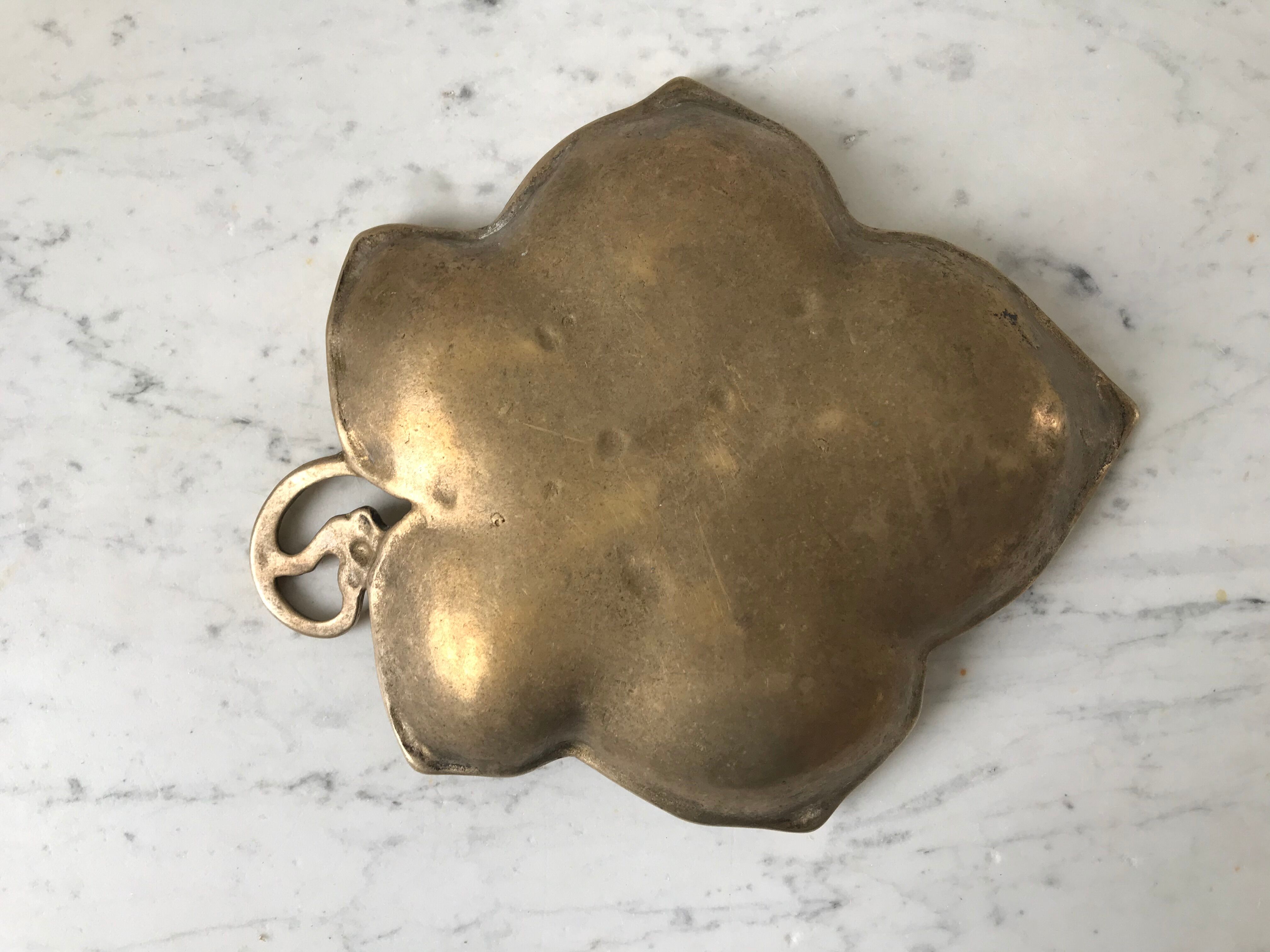 Brass sheet pocket tray 50s